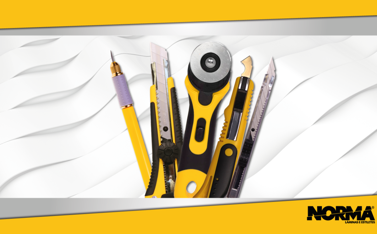 5 estiletes para corte de precisão e trabalhos delicados